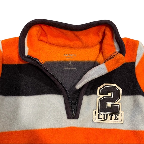 ⭐️4/$20⭐️ Carter’s 1 piece Fleece Outfit - Picture 3 of 4
